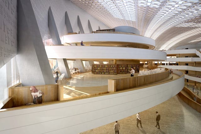 Baghdad Library in Youth City (image via ABMB Architects)