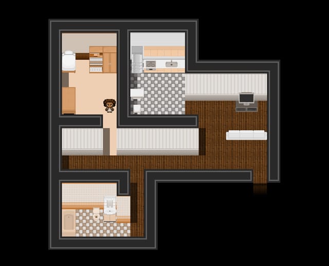 Screenshot of "Mainichi" (2012) by Mattie Brice (via mattiebrice.com)