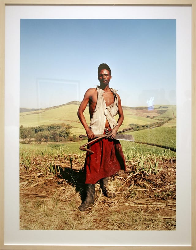 Zwelethu Mthethwa, Untitled (from the "Sugar Cane" series) (2007), c-print (photo by Flickr user cliff1066)