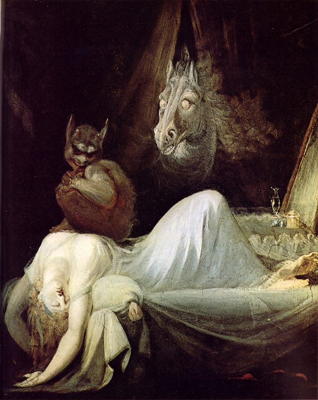 Henry Fuseli, "The Nightmare" (1802) (via Goethemuseum)