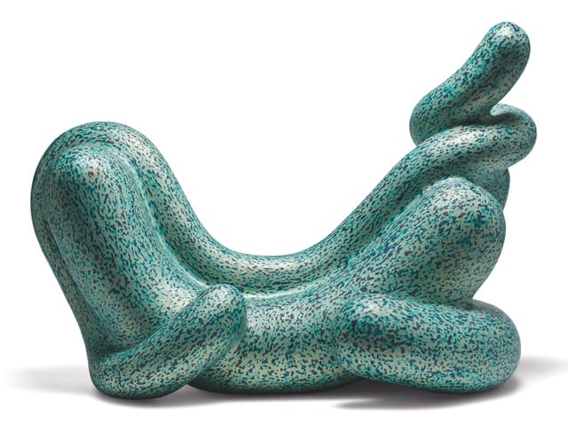 Ken Price, "Zizi" (2011), fired and painted clay, 16 ½ x 24 x 17 in (Los Angeles County Museum of Art, purchased with funds provided by the Modern and Contemporary Art Acquisition Fund and gift of Matthew Marks) (© Ken Price, photo © Fredrik Nilsen, courtesy Metropolitan Museum of Art)