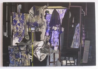 A painting in Richard Walker's studio (click to enlarge)