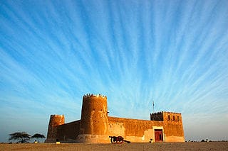 Zubra Fort in Qatar (photograph by Rafeek Qatar, via Wikimedia)
