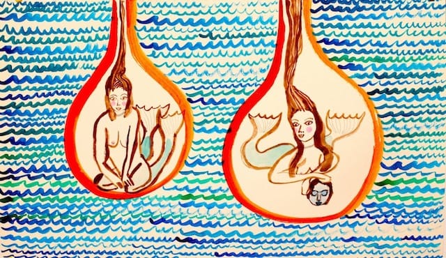 From the 24 Hour Drawing Performance and Mermaid Auction at Front Space in Kansas City, MO on February 23rd 2013 with Peregrine Honig © Paul Andrews Photography 2013