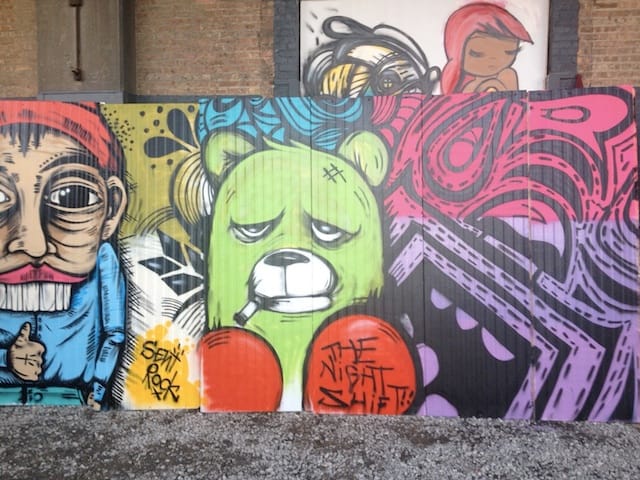 Art installation outside of Fountain Art Fair (image courtesy of Anna Cerniglia)