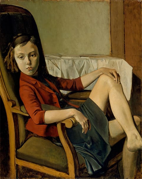 Balthus, "Thérèse" (1938), The Metropolitan Museum of Art, New York, Bequest of Mr. and Mrs. Allan D. Emil, in honor of William S. Lieberman, 1987 (© 2011 Artists Rights Society ARS, New York)