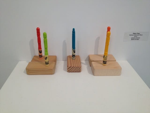 Diem Chau, "Various Boys and Girls" (2010) (image by the author for Hyperallergic)