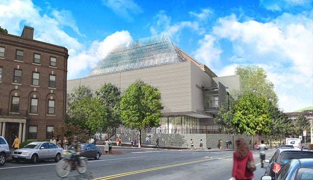 Rendering for the Harvard Art Museums, designed by Renzo Piano (via Harvard Art Museums)