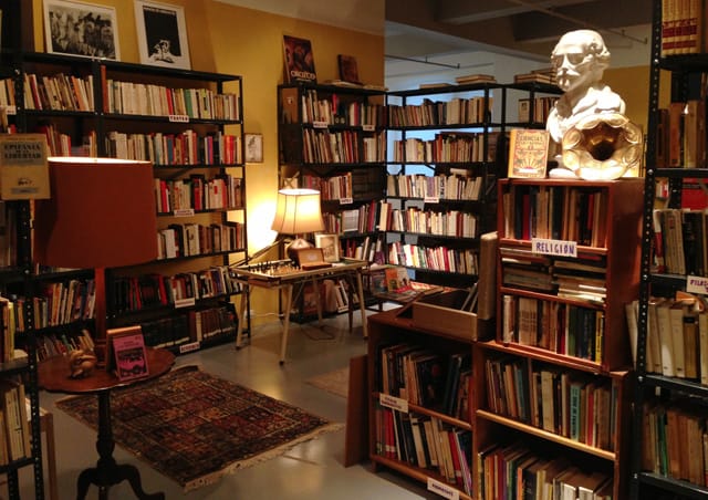 Pablo Helguera, Librería Donceles (2013). Used books in a traveling installation. Dimensions variable. (all images courtesy Kent Fine Art)