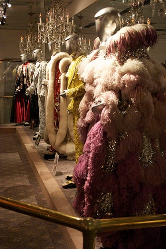 Costumes in the Liberace Museum (photograph by Christine Wang/Flickr user)