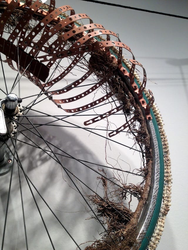 Detail of work by Lorna Williams at DODGE gallery