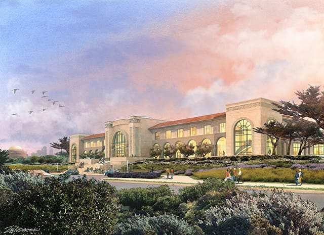 The proposed design for the Lucas Cultural Arts Museum (via Lucas Cultural Arts Museum)