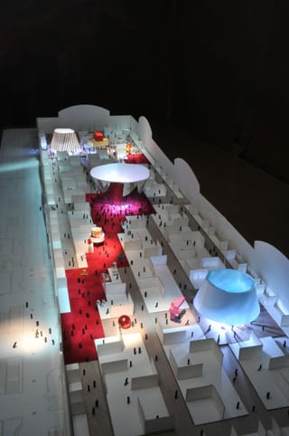 The floorplan of Expo Chicago, designed by (image via studiogang.net)