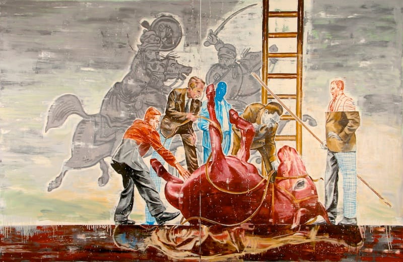 Inspector's Scrutiny, 2012 all photos courtesy the artist and Taymore Grahne Gallery