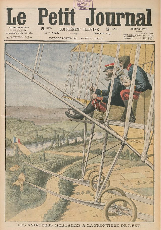 August 21, 1910: the French airforce on the Eastern Front (via Wikimedia)