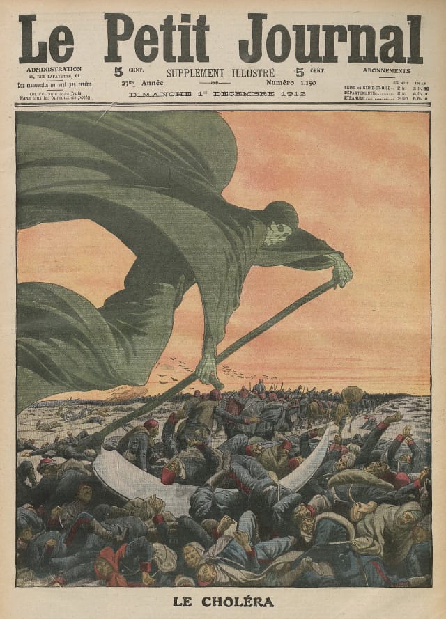 December 1, 1912: Cholera (via Bibliothèque nationale de France)