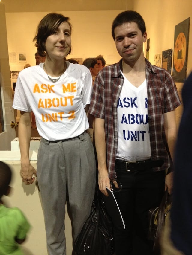 Watkins students Jessica Clay and Robert Grand, who participate in Unit 2