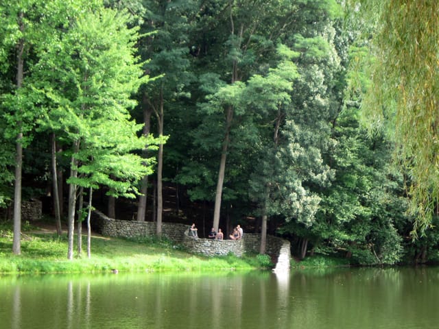 Andy Goldsworthy’s Storm King Wall, a 2,278-foot wall built over two years
