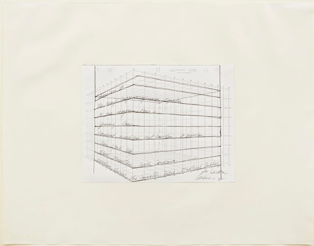 VAR-1 From Memory- Rockburne Dorothea