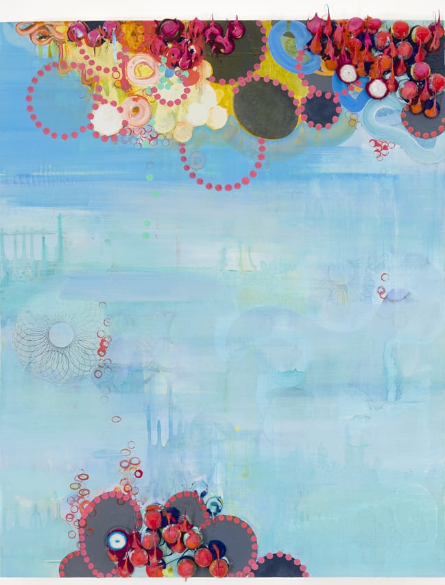 Sarah Lutz, "Loom" (2013), 20 x 16 inches, oil on panel