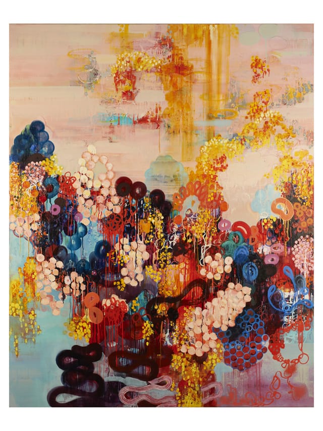 Sarah Lutz, "Macaroon" (2011), 60 x 48 inches, oil on linen