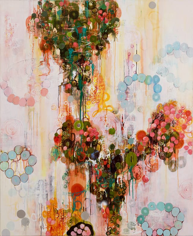 Sarah Lutz, "Pavlova" (2010), 54 x 44 inches, oil on canvas (Private Collection)