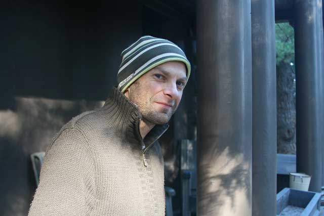 Alan McMonagle (photo by the author for Hyperallergic)