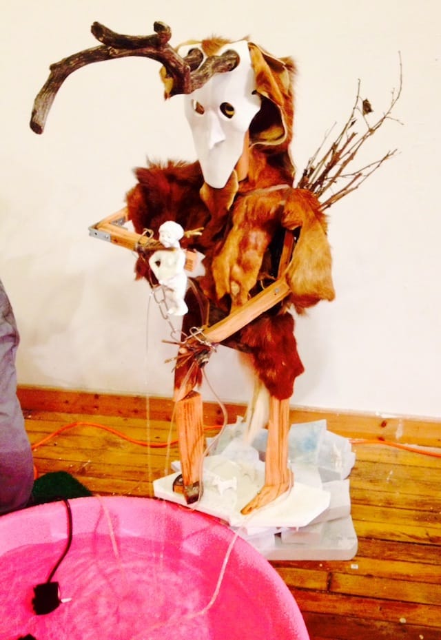 Catie Olson, Krampiss (2013) (all photos by the author for Hyperallergic unless otherwise noted)