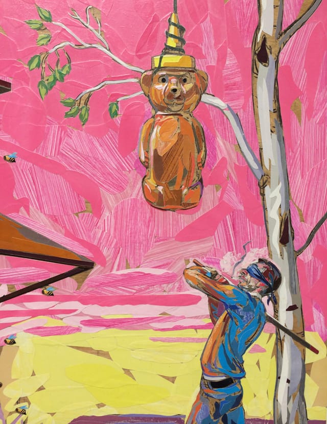 Detail of Douglas's "The Memory of You is Never Lost Upon Me" (2011)