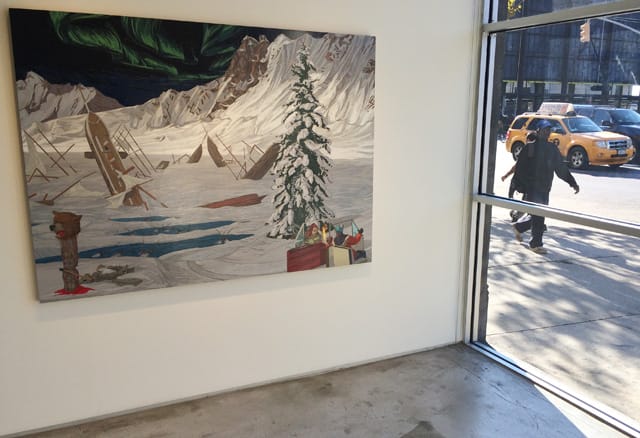 A view of (all images by the author for Hyperallergic)