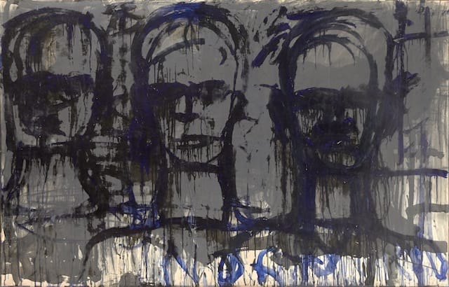 Lester Johnson, Three Transparent Heads (1961)