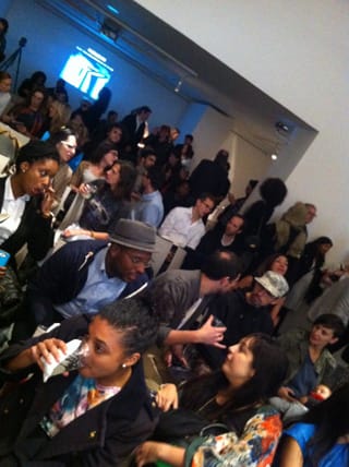 A photo by the author from last night's Phillips auction.