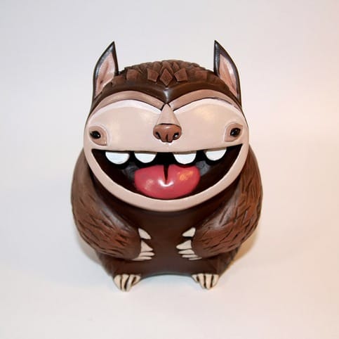 One of Emma Sancartier's handmade figurines. Image courtesy the designer. (Click to enlarge.)