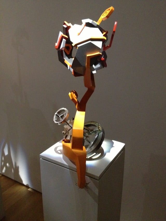 Kathleen Studebaker, "The Waste Land" (2013), cast iron, steel, brass, MDF, plywood, cast plastic, and acrylic paint
