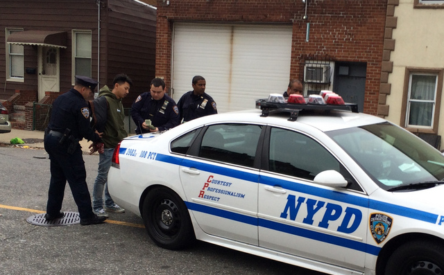 Another man arrested for what appeared to be obstructing police activity.