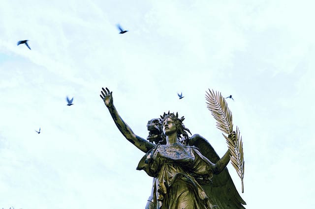 William Tecumseh Sherman monument by Augustus Saint-Gaudens in 2009, currently being restored (photograph by Ralph Hockens/Flickr user)