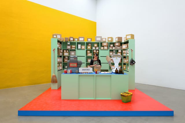 Christine Hill, "Small Business Model" shown at Galerie EIGEN+ART Leipzig, 2011 (photo © Uwe Walter Berlin)