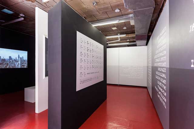 Installation view, "A rough guide to Hell" by Société Réaliste at P! (photo by Naho Kubota)