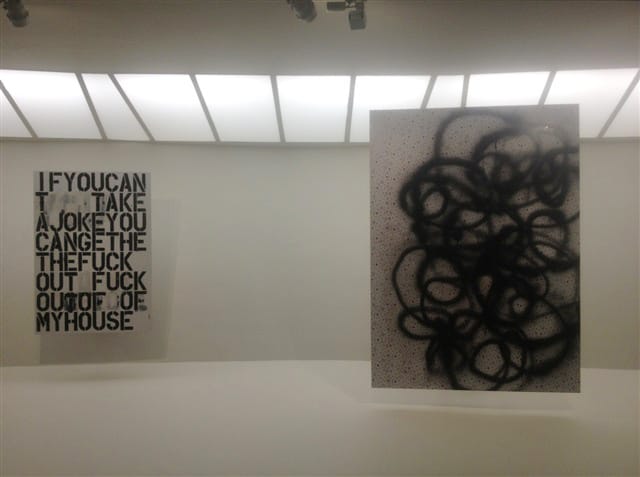 Installation view, "Christopher Wool" at the Guggenheim