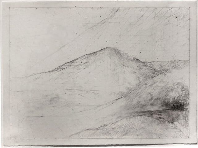 Jake Berthot, "Untitled" (2013), graphite on paper