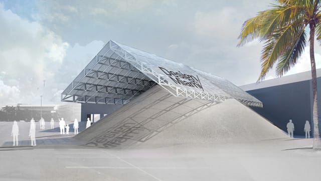 Formlessfinder's design for the entrance to the 2013 Design Miami fair. (via miami2013.designmiami.com)