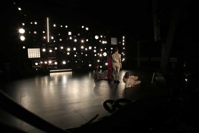 Maria Hassabi, "Premiere" at the Kitchen (photo by Paula Court, courtesy Performa)