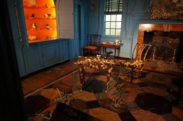 Valerie Hegarty's intervention in the Cupola House hall