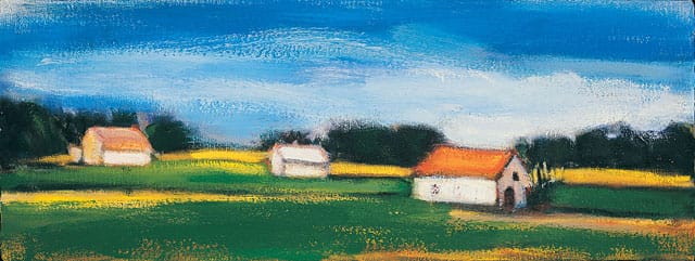  Albert Kresch, "Temple, Maine (Morning)” (1986) (courtesy National Academy Museum)