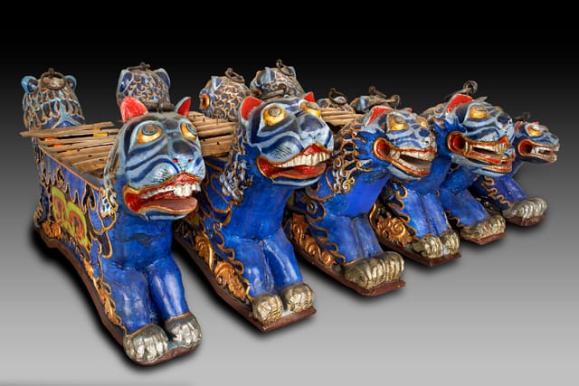Part of a Gamelan, a 40 piece Indonesian instrument that was played at the fair (© The Field Museum)