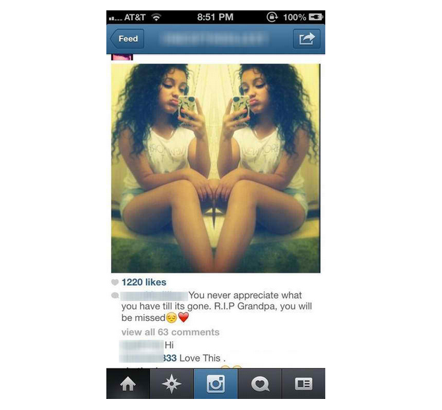 Awesome mirror image funeral selfie via selfiesatfunerals.tumblr.com