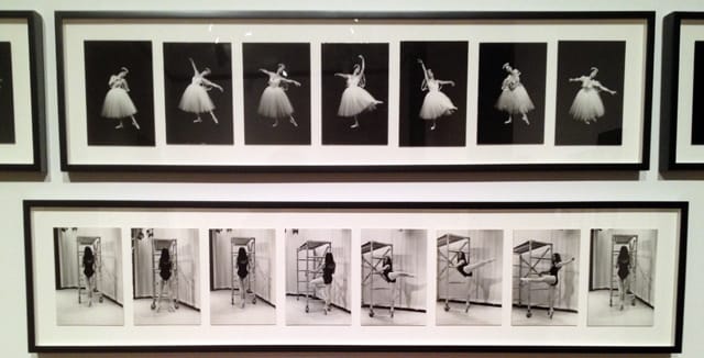 Installation shot of “Caught in the Act” (1973), by Eleanor Antin (All photos by author for Hyperallergic)
