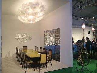 One of the many elegant displays at Design Miami.