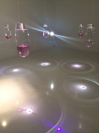 Simon Heijden's "Phare No. 1–9" installation for Perrier-Jouët