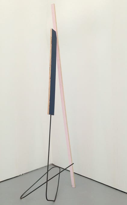 Kirk Stoller, "Untitled (treble)" (2013), wood, steel, resin, and acrylic, 81 x 25 x 24 in. (image courtesy of the Artist and Romer Young Gallery, San Francisco)